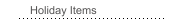 Holiday Items